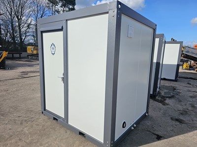 Lot Unused Bastone Mobile Toilet & Shower Block (W2.16 x L1.92 x H2.36)