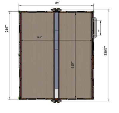 Lot Unused Bastone 15' x 20' Mobile Expandable Office
