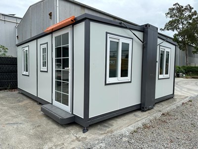 Lot Unused Bastone 15' x 20' Mobile Expandable Office