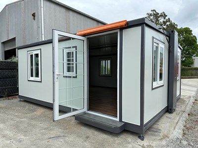 Lot Unused Bastone 15' x 20' Mobile Expandable Office