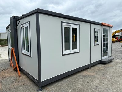 Lot Unused Bastone 15' x 20' Mobile Expandable Office