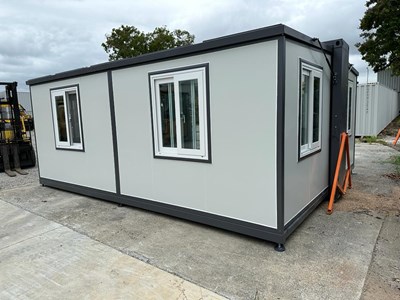 Lot Unused Bastone 15' x 20' Mobile Expandable Office