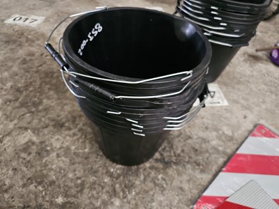 Lot 392 - Unused 14 Litre Builders Bucket (10 of)