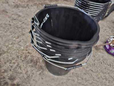 Lot 393 - Unused 14 Litre Builders Bucket (10 of)