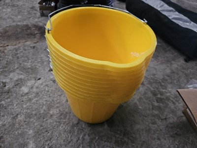 Lot 59 - Unused 14 Litre Builders Bucket (10 of)