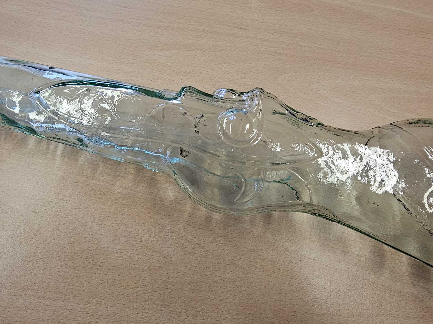 Lot 54 - Glass Rifle/Musket Decanter