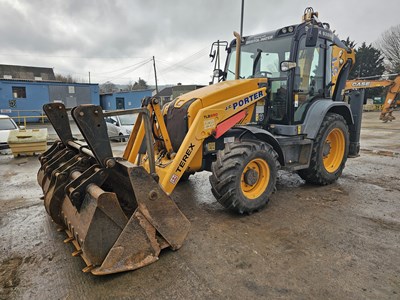 Lot 317 - 2013 Terex TLB890PS Turbo Powershift Backhoe Loader, Hydraulic QH, Piped, Telescopic Boom, Joystick Controls, SRS, 5 Buckets