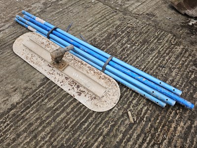 Lot 501 - Big Blue Concrete Float with Extension Handles