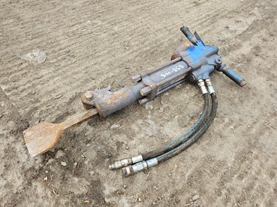 Lot 497 - Hydraulic Heavy Duty Hand Held Breaker to suit Power Pack