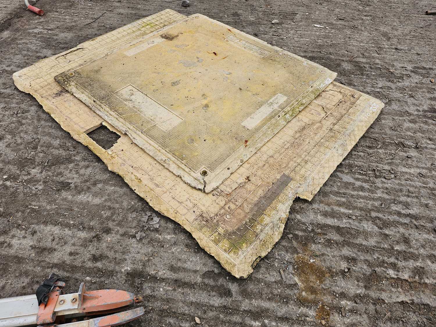 Lot 503 - X Trench Cover Plates - 1m by 1m and 1.2m by 1.5m