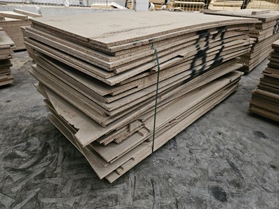 Lot 6 - Selection of Chip Board Sheets (246cm x 104cm x 20mm - 51 of)