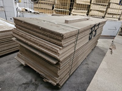 Lot 5 - Selection of Chip Board Sheets (245cm x 104cm x 20mm - 48 of)