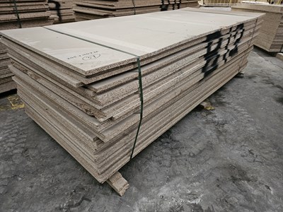 Lot 15 - Selection of Chip Board Sheets (245cm x 104cm x 20mm - 37 of)