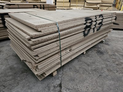 Lot 16 - Selection of Chip Board Sheets (243cm x 107cm x 20mm - 42 of)