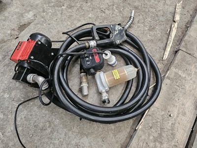 Lot 482 - 240Volt Diesel Transfer Pump & Nozzle