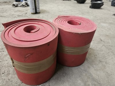 Lot 382 - Roll of Rubber Belting (2 of)