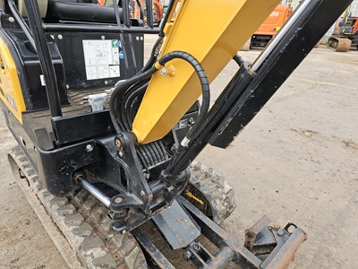 Lot 2021 Sany SY16C Rubber Tracks, Blade, Offset, QH, Piped, Expanding Undercarriage, Canopy, 4 Buckets