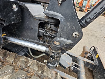 Lot 2021 Sany SY16C Rubber Tracks, Blade, Offset, QH, Piped, Expanding Undercarriage, Canopy, 4 Buckets