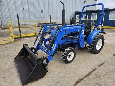 Lot 194 - DongFeng Land Legend DF254 4WD Tractor, Front Loader, 4 in 1 Bucket, 2 Spool Valves, Roll Bar