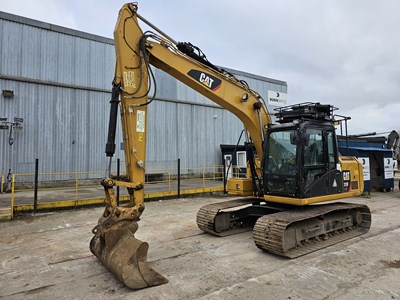 Lot 267 - CAT 313FLGC 700mm Steel Tracks, VG, CV, Miller Hydraulic QH, Piped, Reverse & Blind Spot Camera, A/C (EPA Compliant)