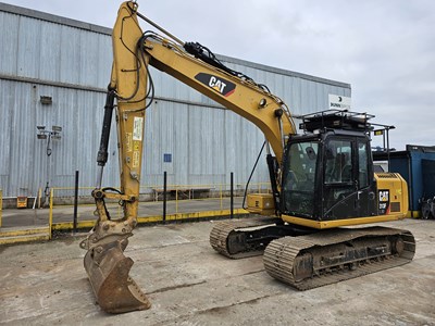 Lot 266 - CAT 313FLGC 700mm Steel Tracks, VG, CV, Miller Hydraulic QH, Piped, Reverse & Blind Spot Camera, A/C (Declaration of Conformity Available)(EPA Compliant)