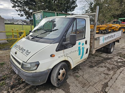 Lot 757 - Ford Transit 115T350 5 Speed Drop Side Van (Non Runner)(Category C Insurance Loss) (Reg. Docs. Available)