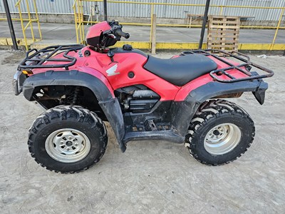 Lot 130 - 2011 Honda Foreman TRX500 FA 4WD Petrol Quad Bike