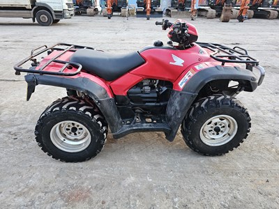 Lot 130 - 2011 Honda Foreman TRX500 FA 4WD Petrol Quad Bike