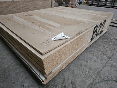 Lot 337 - Selection of Chip Board Sheets (370cm x 183cm x 20mm - 35 of)