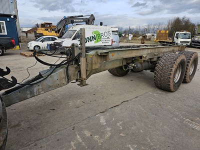 Lot 2012 Fliegl ASW258 Twin Axle 20 Ton Trailer, Full Length PTO, Air Brakes