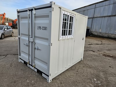 Lot 306 - Unused 8' Container, Side Door & Window