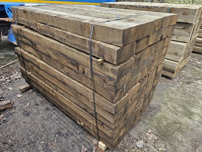 Lot 750 - Wood Sleepers (95mm x 195mm x 1800mm)(55 of)