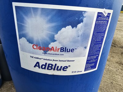 Lot 107E - Unused 205 Litre AdBlue