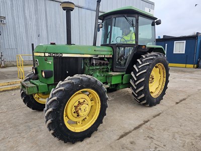 Lot 186A - John Deere 3050 4WD Tractor, 2 Spool Valves