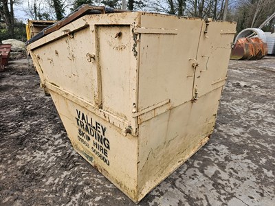 Lot 636 - Enclosed Skip to suit Skip Loader Lorry