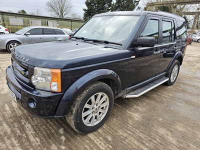 Lot 2008 Landrover Discovery 3 2.7 Litre TDV6 SE 7 Seater, Auto, Sat Nav, Parking Sensors, Full Leather, Heated Electric Seats, Bluetooth, Cruise Control, Climate Control