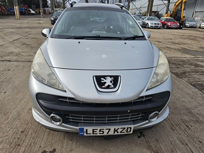 Lot 39 - 2008 Peugeot 307 SW Estate, Auto, Sat Nav, Parking Sensors, Panoramic Roof, Bluetooth, A/C (Reg. Docs. Available)