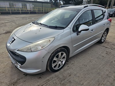 Lot 39 - 2008 Peugeot 307 SW Estate, Auto, Sat Nav, Parking Sensors, Panoramic Roof, Bluetooth, A/C (Reg. Docs. Available)