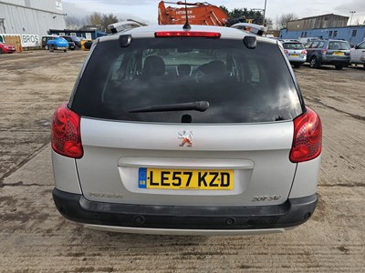 Lot 39 - 2008 Peugeot 307 SW Estate, Auto, Sat Nav, Parking Sensors, Panoramic Roof, Bluetooth, A/C (Reg. Docs. Available)