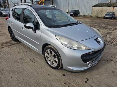 Lot 39 - 2008 Peugeot 307 SW Estate, Auto, Sat Nav, Parking Sensors, Panoramic Roof, Bluetooth, A/C (Reg. Docs. Available)