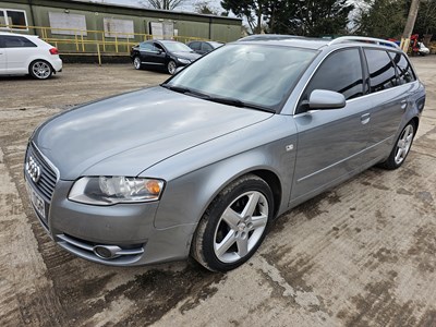 Lot 84 - 2007 Audi A4 2.7TDi Estate, Auto, Paddle Shift, Parking Sensors, Full Leather, Heated Seats, Bluetooth, Cruise Control, Climate Control (Reg. Docs. Available, Tested 08/24)