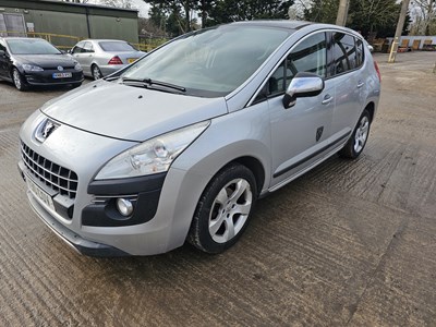 Lot 32 - 2011 Peugeot 3008, Auto, Paddle Shift, Panoramic Roof, Cruise Control, A/C (Tested 05/24)(Reg. Docs. Available)