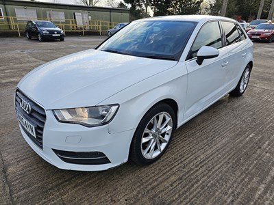Lot 68 - 2015 Audi A3, 6 Speed, Sat Nav, Parking Sensors, Full Leather, Heated Seats, Bluetooth, Cruise Control, A/C (Reg. Docs. Available, Tested 08/24)