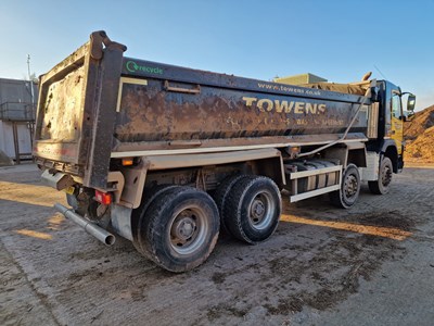 Lot 42 - Volvo FMX420 Euro6 8x4 Tipper Lorry, Boweld Body, Reverse Camera, Easy Sheet, Edbro Tipping Gear, Air Tail Gate Lock, Automatic Gear Box, A/C (Reg. Docs. Available, Tested 03/23)