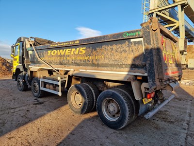 Lot 42 - Volvo FMX420 Euro6 8x4 Tipper Lorry, Boweld Body, Reverse Camera, Easy Sheet, Edbro Tipping Gear, Air Tail Gate Lock, Automatic Gear Box, A/C (Reg. Docs. Available, Tested 03/23)