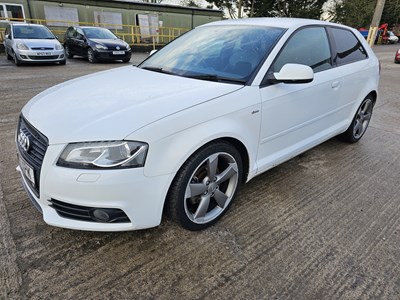 Lot 61 - 2011 Audi A3 TFSI S-line, 6 Speed, Half Leather, Bluetooth, Climate Control (Reg. Docs. Available, Tested 09/24)
