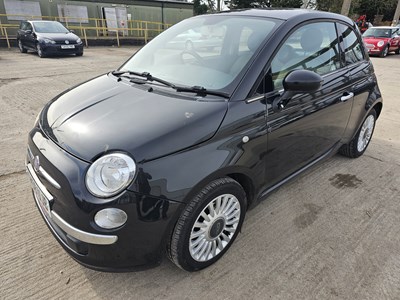 Lot 63 - 2008 Fiat 500, 5 Speed, Bluetooth, A/C (Reg. Docs. Available, Tested 06/24)
