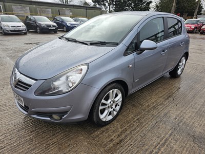 Lot 11 - 2009 Vauxhall Corsa 1.4, 5 Speed, A/C (Reg. Docs. Available, Tested 07/24)