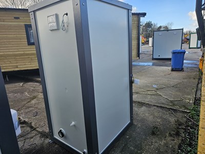 Lot Unused Single Toilet Block