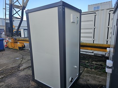 Lot Unused Single Toilet Block